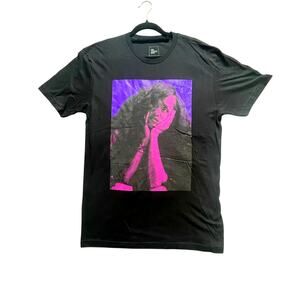 The Thread Shop T‑Shirt Men M Black Graphic Streetwear Tour Style Cotton Tee EUC